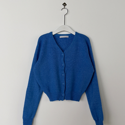 Vネックレイヤードニットカーディガン(12color)