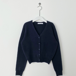 Vネックレイヤードニットカーディガン(12color)