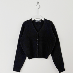 Vネックレイヤードニットカーディガン(12color)