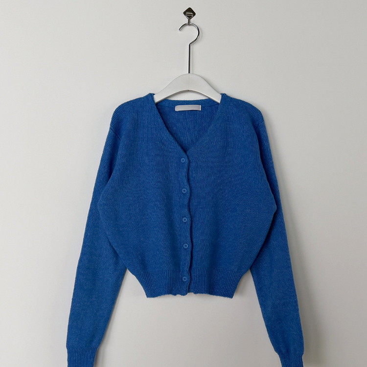 Vネックレイヤードニットカーディガン(12color)