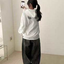 バッグエンジェルフードパーカー(5color) IVORY