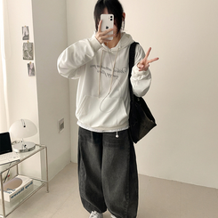 バッグエンジェルフードパーカー(5color) IVORY