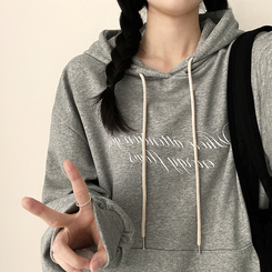 バッグエンジェルフードパーカー(5color) GREY