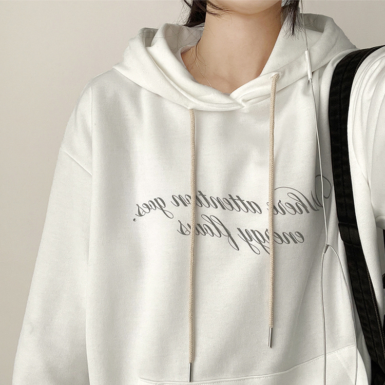 バッグエンジェルフードパーカー(5color) IVORY