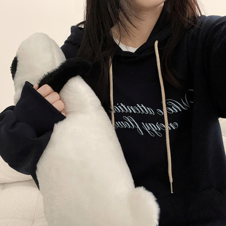 バッグエンジェルフードパーカー(5color) NAVY