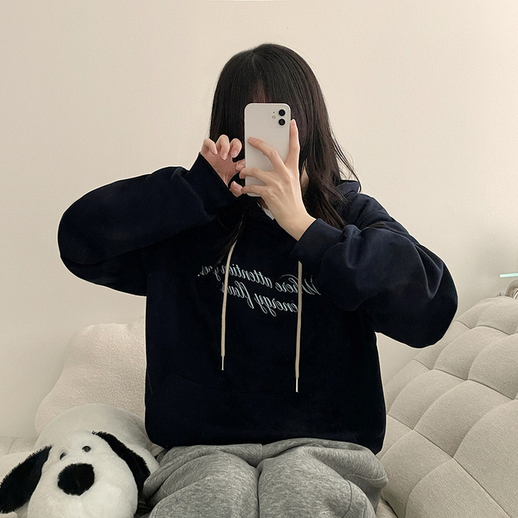 バッグエンジェルフードパーカー(5color) NAVY