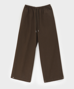 スナップコットンバンディングパンツ