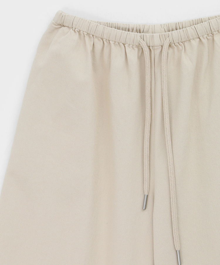 スナップコットンバンディングパンツ