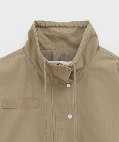 ヘリンボーンハイネックジャンパー