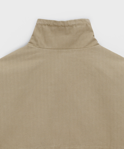 ヘリンボーンハイネックジャンパー