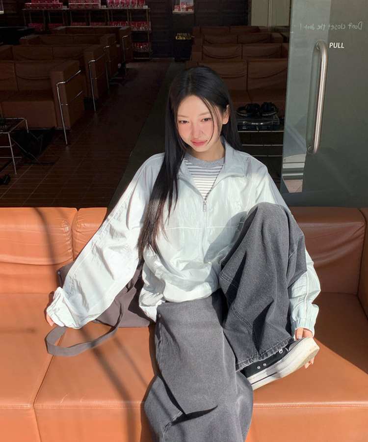 【丈別】バルーンワイドデニムパンツ BLACK DENIM