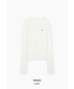 パンチングカーディガン