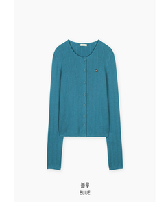 パンチングカーディガン