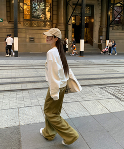 ロンダレタリングスウェット WHITE