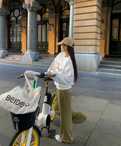 ロンダレタリングスウェット WHITE