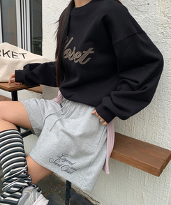 ロンダレタリングスウェット BLACK