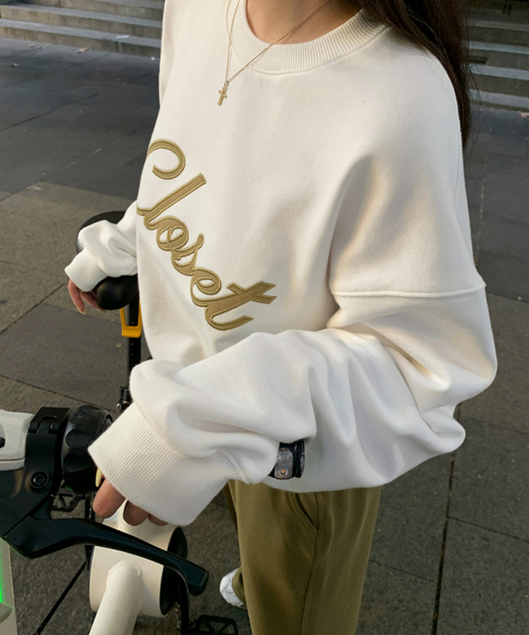 ロンダレタリングスウェット WHITE