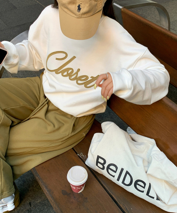 ロンダレタリングスウェット WHITE