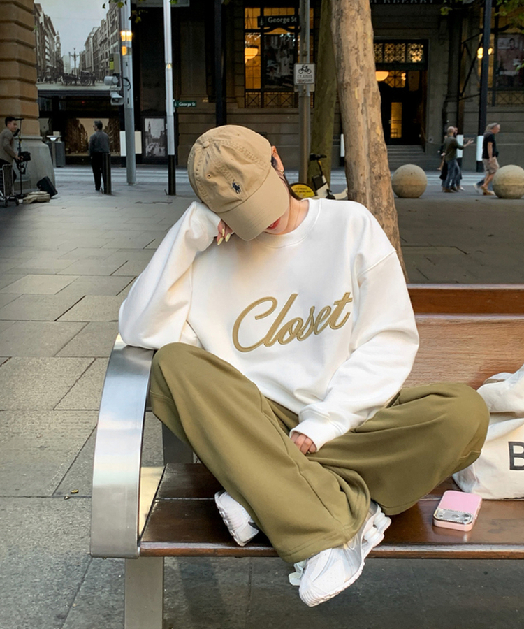 ロンダレタリングスウェット WHITE