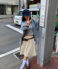 ミニベルトバッグ BROWN