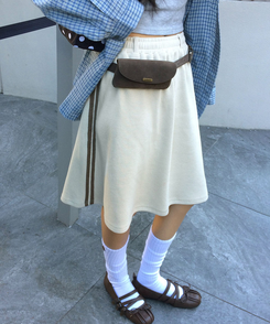 ミニベルトバッグ BROWN