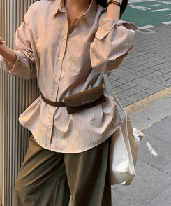 ミニベルトバッグ BROWN