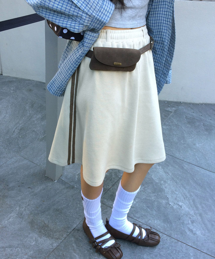 ミニベルトバッグ BROWN