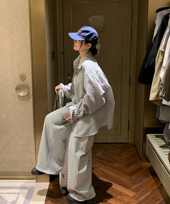 【丈別】バイカラー2WAYトレーニングパンツ GREY