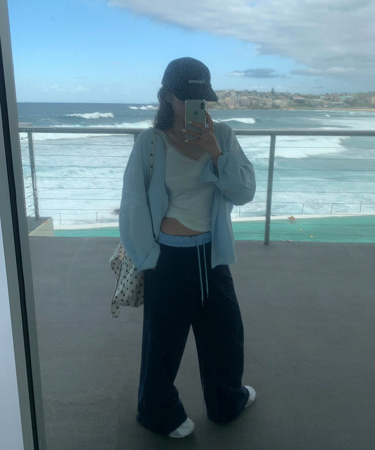 【丈別】バイカラー2WAYトレーニングパンツ NAVY