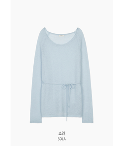 シースルーウエストベルトニット(5color)