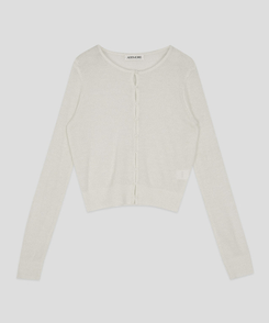 シースルーラウンドカーディガン