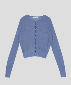 シースルーラウンドカーディガン