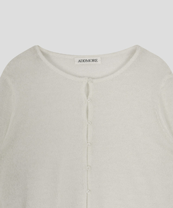 シースルーラウンドカーディガン