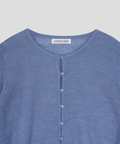 シースルーラウンドカーディガン