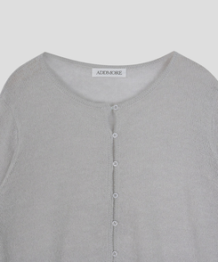 シースルーラウンドカーディガン