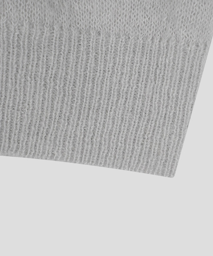 シースルーラウンドカーディガン