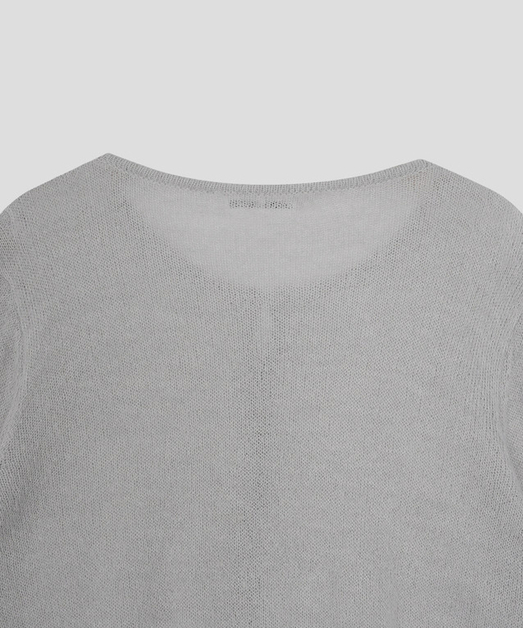 シースルーラウンドカーディガン