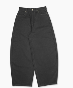 バックルビッグポケットバルーンワイドコットンパンツ