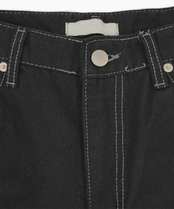 バックルビッグポケットバルーンワイドコットンパンツ