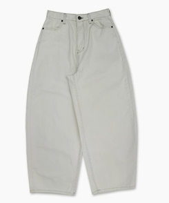 バックルビッグポケットバルーンワイドコットンパンツ