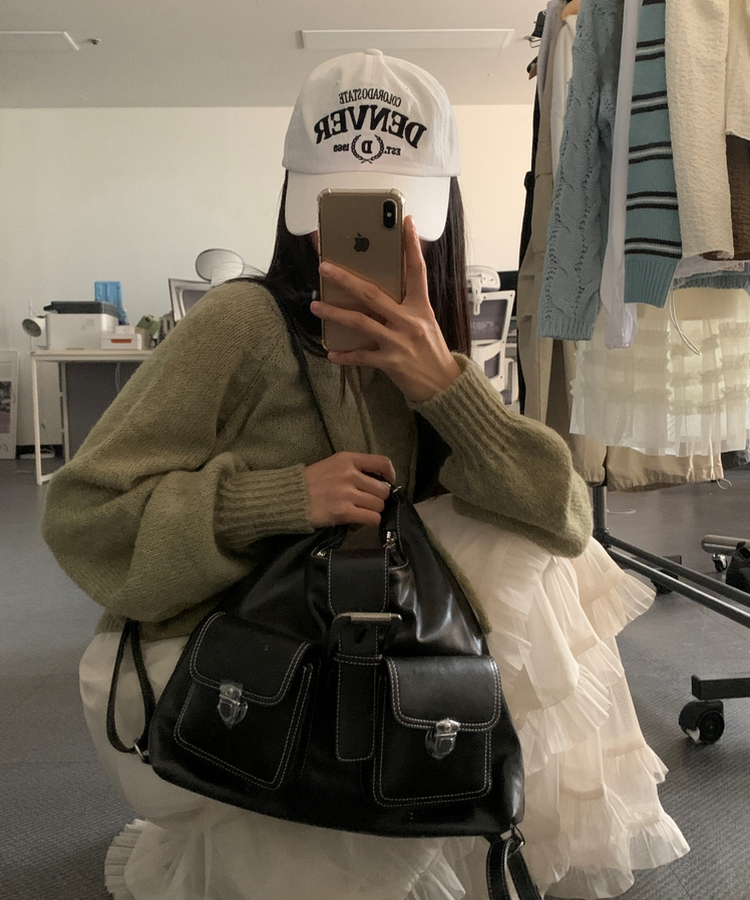 ティアードレースロングスカート IVORY