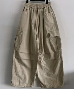 カーゴポケットバルーンフィットワイドロングパンツ