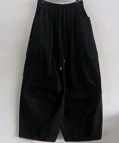 カーゴポケットバルーンフィットワイドロングパンツ