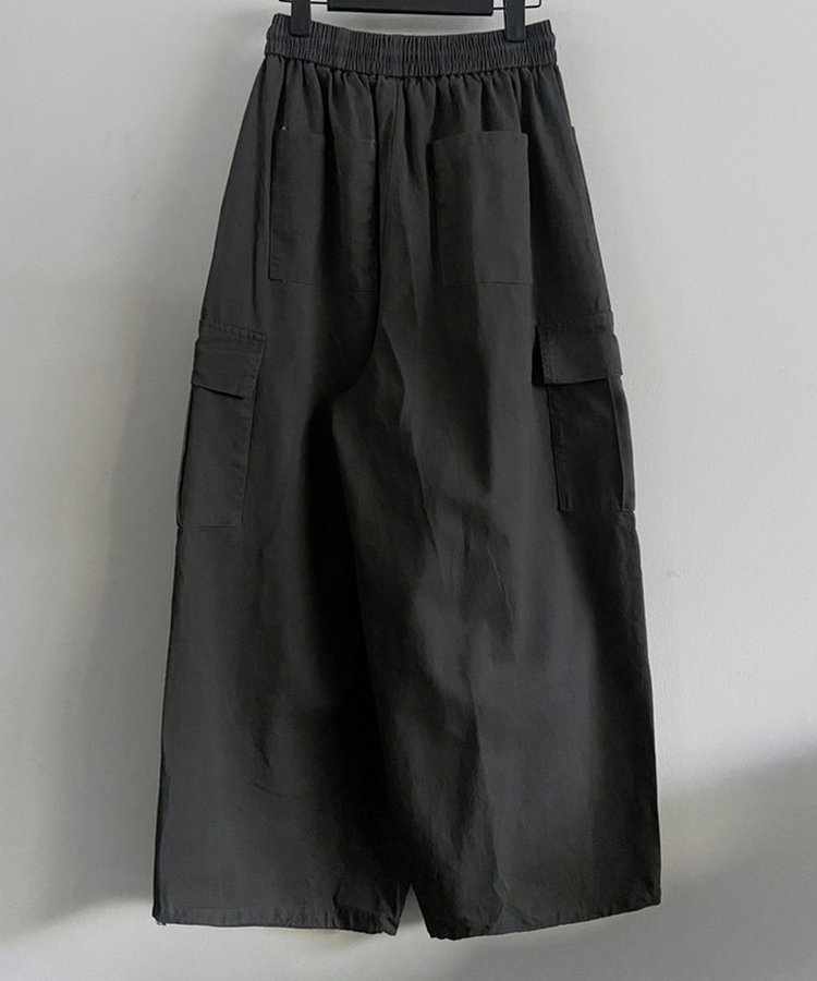 カーゴポケットバルーンフィットワイドロングパンツ