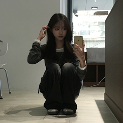 レイヤード長袖Tシャツ CHARCOAL