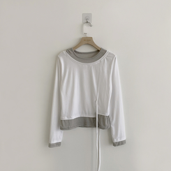 レイヤード長袖Tシャツ