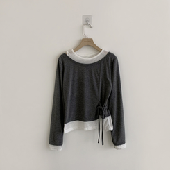 レイヤード長袖Tシャツ