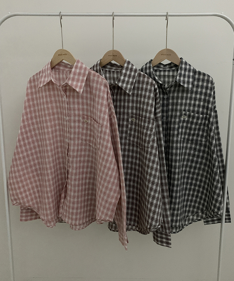 ペンダントルーズフィットチェックシャツ