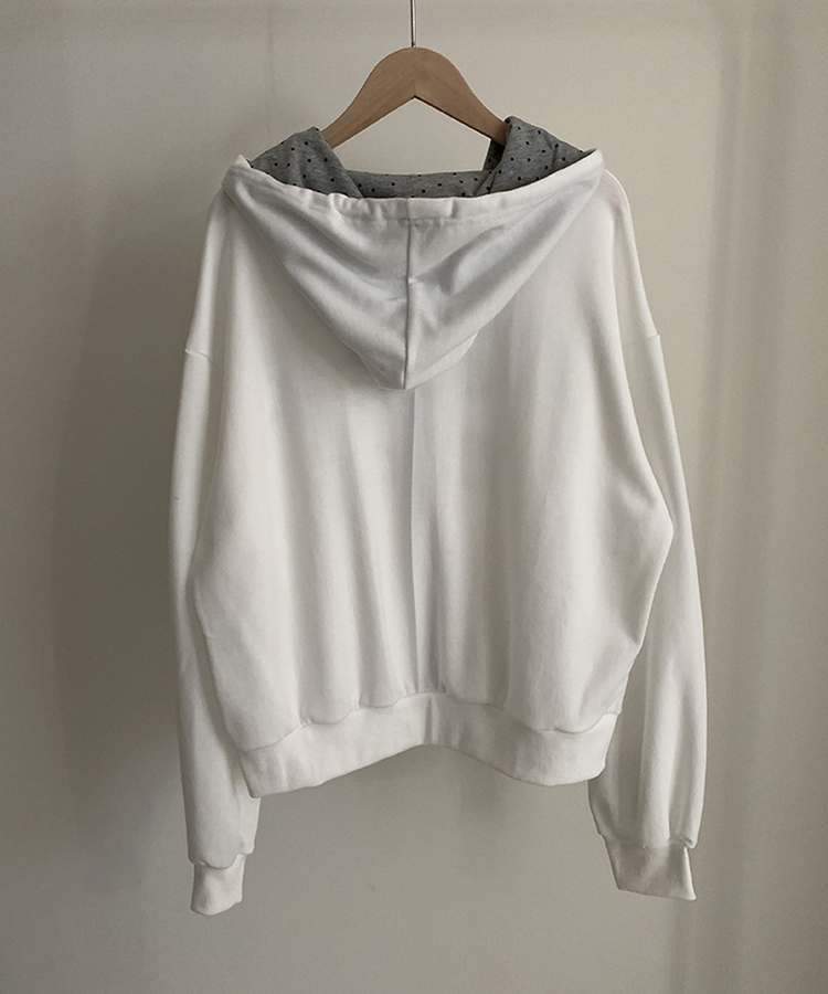 Y2Kスターレタリングジップアップパーカー