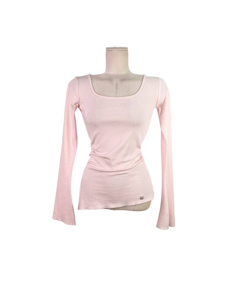 サイドシアリングスリットオフ長袖Tシャツ